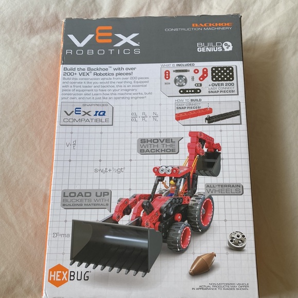 NWT Hex Bug Vex Robotics STEM building construction kit- Backhoe Loader - Picture 2 of 5